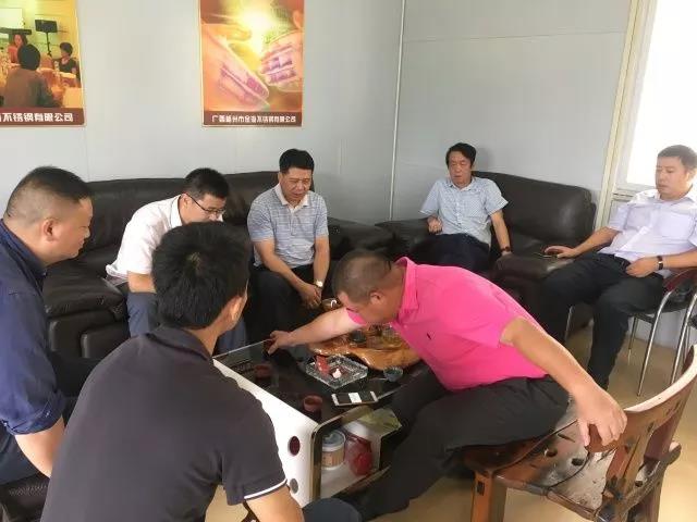 公司总司理张端清一行赴广西考察调研