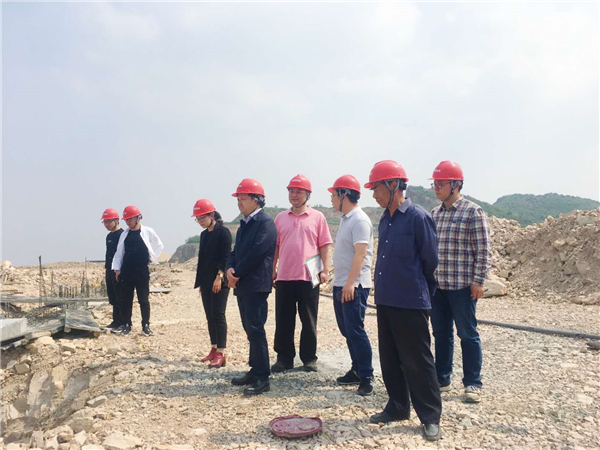 公司副总司理徐愧儒一行赴优特钢精线建设项目考察调研 