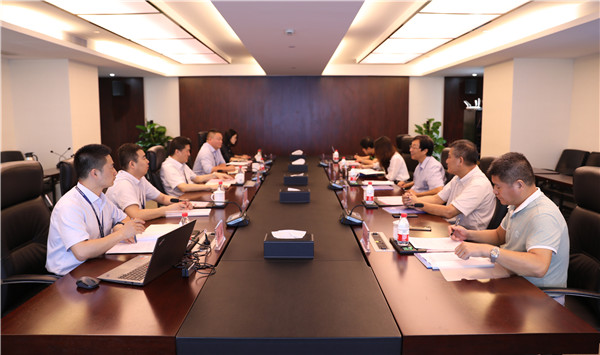 浙江省商贸业联合会会长隋剑光一行到我司考察交流