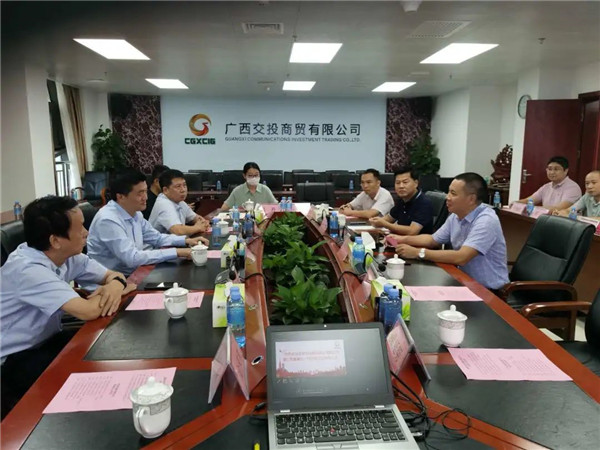 公司董事长袁仁军一行赴广西造访客户