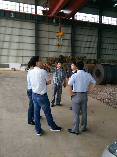 萧山城投集团莫勤恒总司理一行到访我司