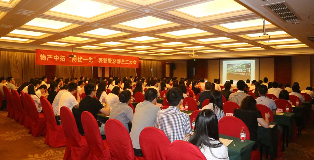 公司召开“两优一先”表扬大会